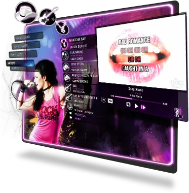 Download Hd Samsung Smart Tv Karaoke App Transparent Png Karaoke App For Smart Tv Karaoke Png