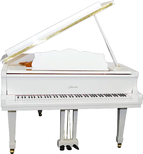 Ritmuller R9 White White Pearl River Grand Piano Png Grand Piano Png