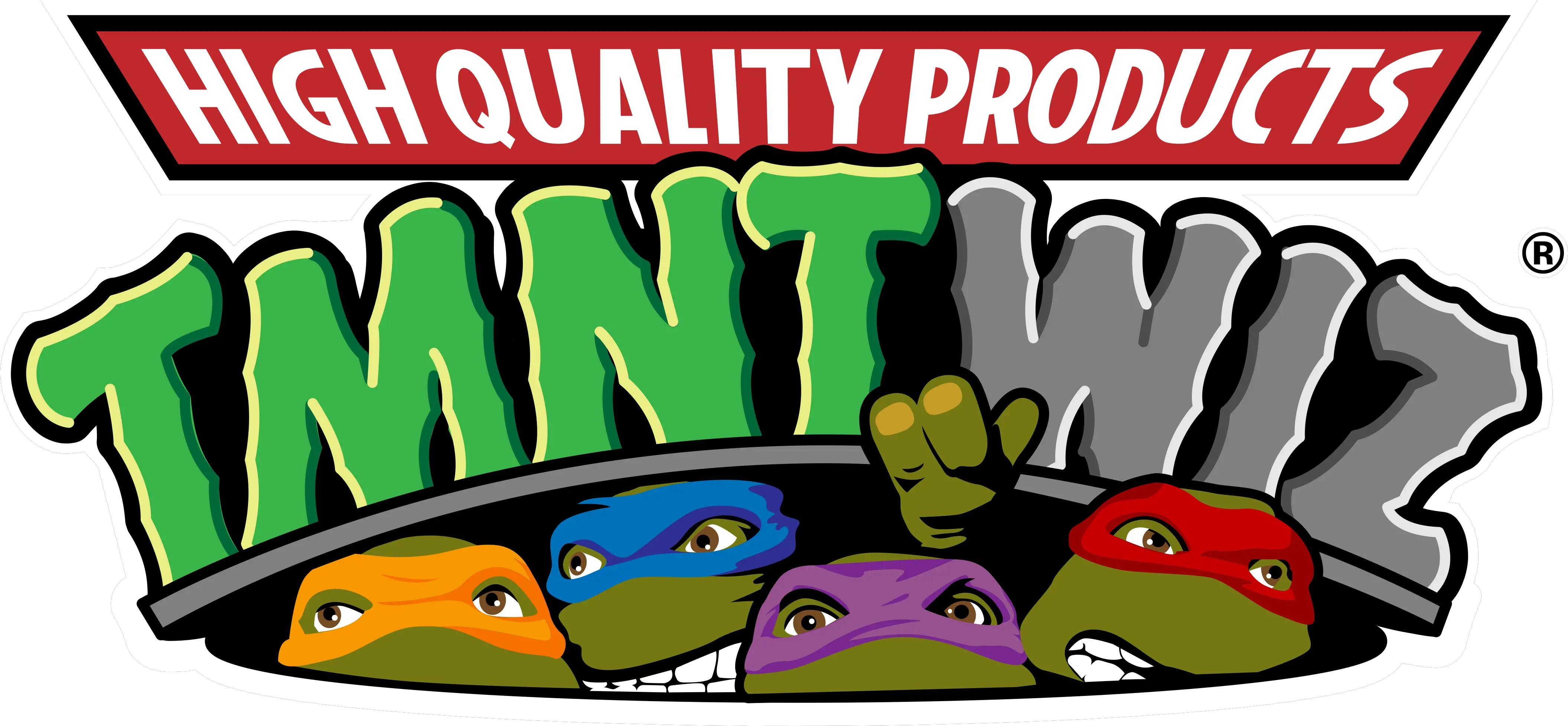 Tmnt Logo 2 Premium Vinyl Sticker Cartoon Png Tmnt Logo