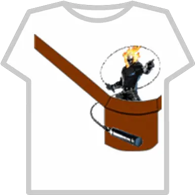 Ghost Rider In A Bag Transparent Old Bag Roblox T Shirts Png Ghost Rider Transparent