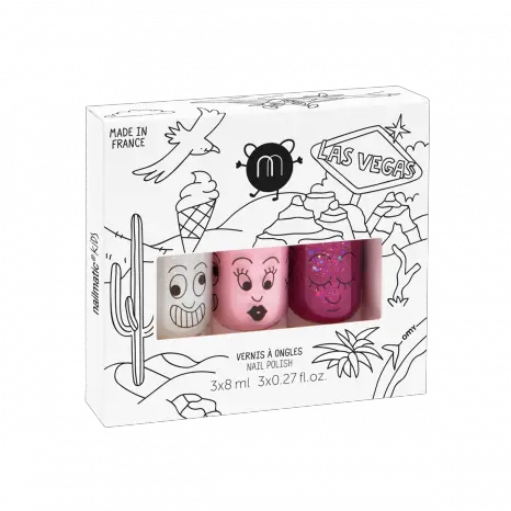 Las Vegas Set Of 3 Waterbased Nail Polishes Png Las Vegas Png