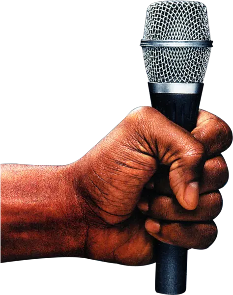 Microphone Hand Hand With Microphone Transparent Png Hand Grabbing Png