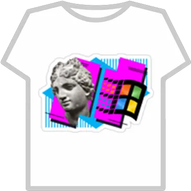 Vaporwave Grizzy And The Lemmings T Shirt Png Vapor Wave Png