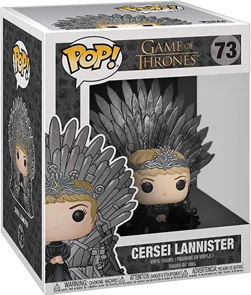 Game Of Thrones Cersei On Iron Throne Pop Deluxe Pop Png Throne Png