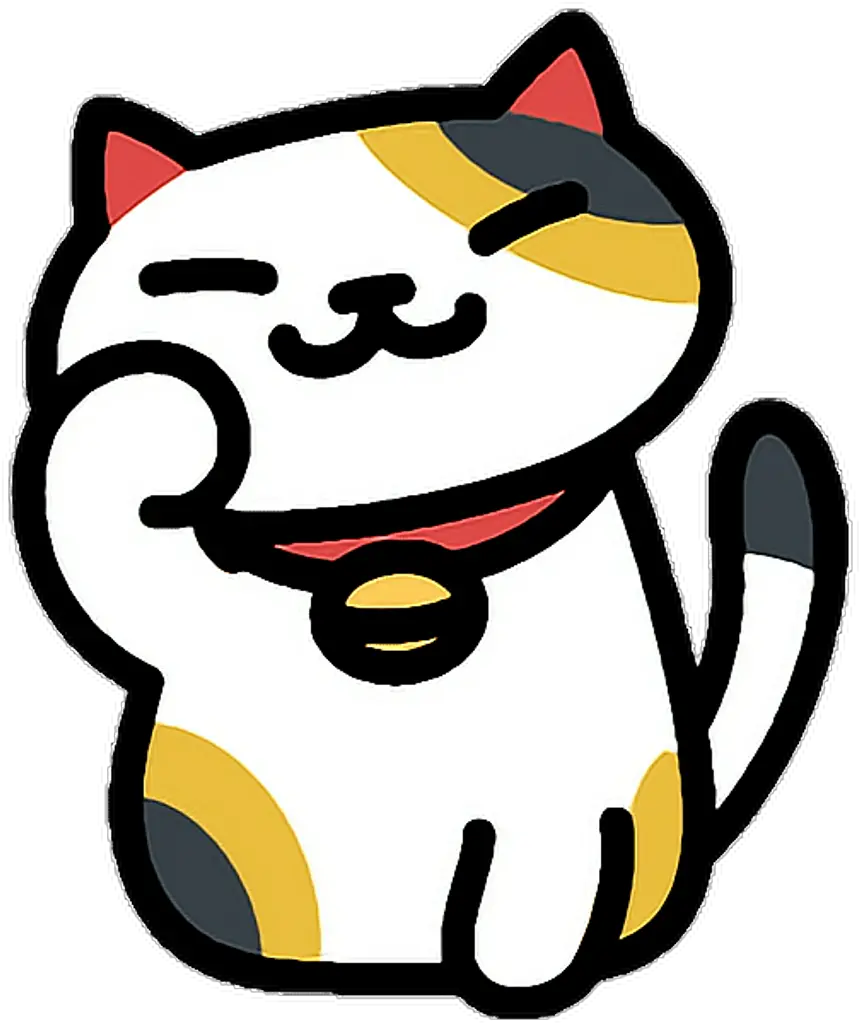 Neko Cat Nekoatsume Cute Simple Kitty Game Japanese Neko Cute Neko Atsume Png Cats Png