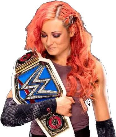 Cover Becky Lynch With The Tital Png Becky Lynch Png