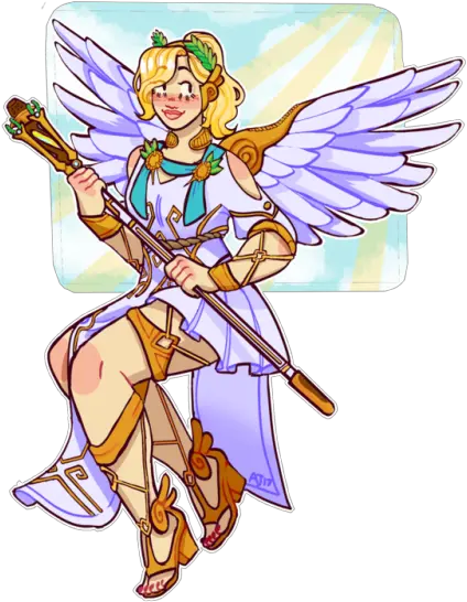 Summer Games Skin Mercy Winged Victory Shoes Png Mercy Transparent