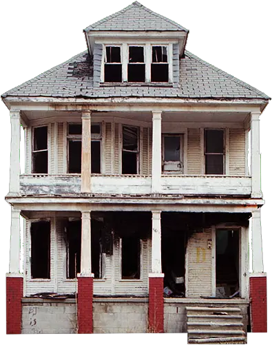 Detroit House 2 Abandoned Houses In Detroit Png Trap House Png