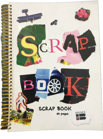 Download Scrap Book 64 Pages Spiral Poster Png Book Pages Png