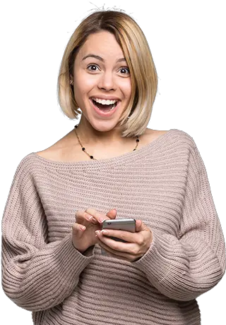 Download Woman Holding Phone Woman Holding Phone Png Holding Phone Png