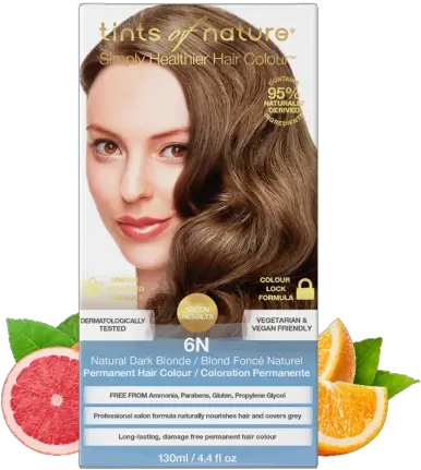 Natural Dark Blonde Hair Dye 6n Tints Of Nature 6n Png Blonde Hair Png