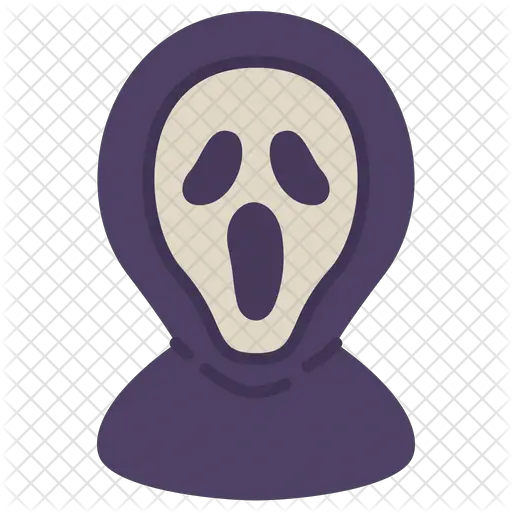 Ghost Face Icon Of Flat Style Illustration Png Ghost Face Png