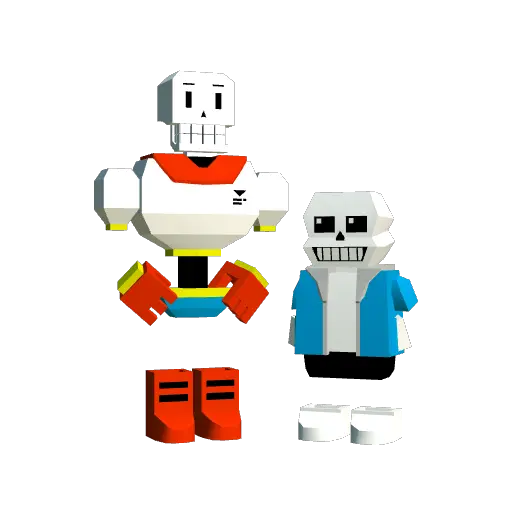 P3din Blockland Undertale Papyrus And Sans 3d Papyrus And Sans Png Papyrus Png