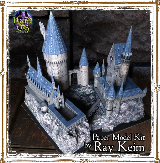 Hogwarts Paper Model Kit Hogwarts Papercraft Template Png Hogwarts Castle Png