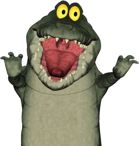 File3d Universe Toon Croc 000 Widepng Wikiversity Nile Crocodile Croc Png