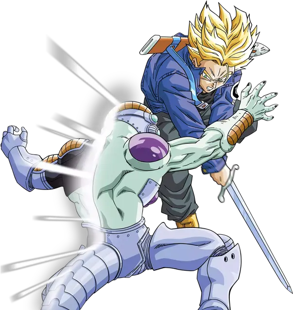 Did Friezas Mecha Form Make Him Weaker Future Trunks Kills Frieza Png Frieza Png