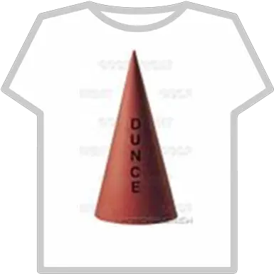 Dunce Cap Roblox Roblox Glitch T Shirt Png Dunce Cap Png