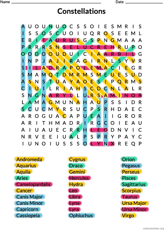 Constellation Png French Revolution 1789 Word Search Answers Constellation Png