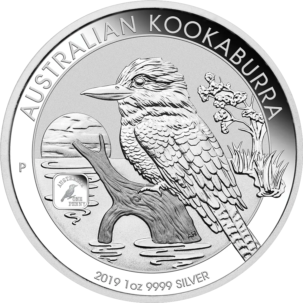 Kookaburra 1 Oz Square Penny Emkcom 1 Oz Silver Kookaburra Png Penny Png