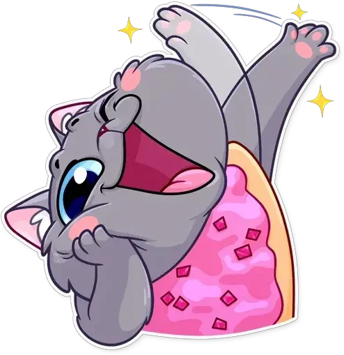 Nyan Cat Whatsapp Stickers Nyan Cat Sticker Telegram Png Nyan Cat Transparent