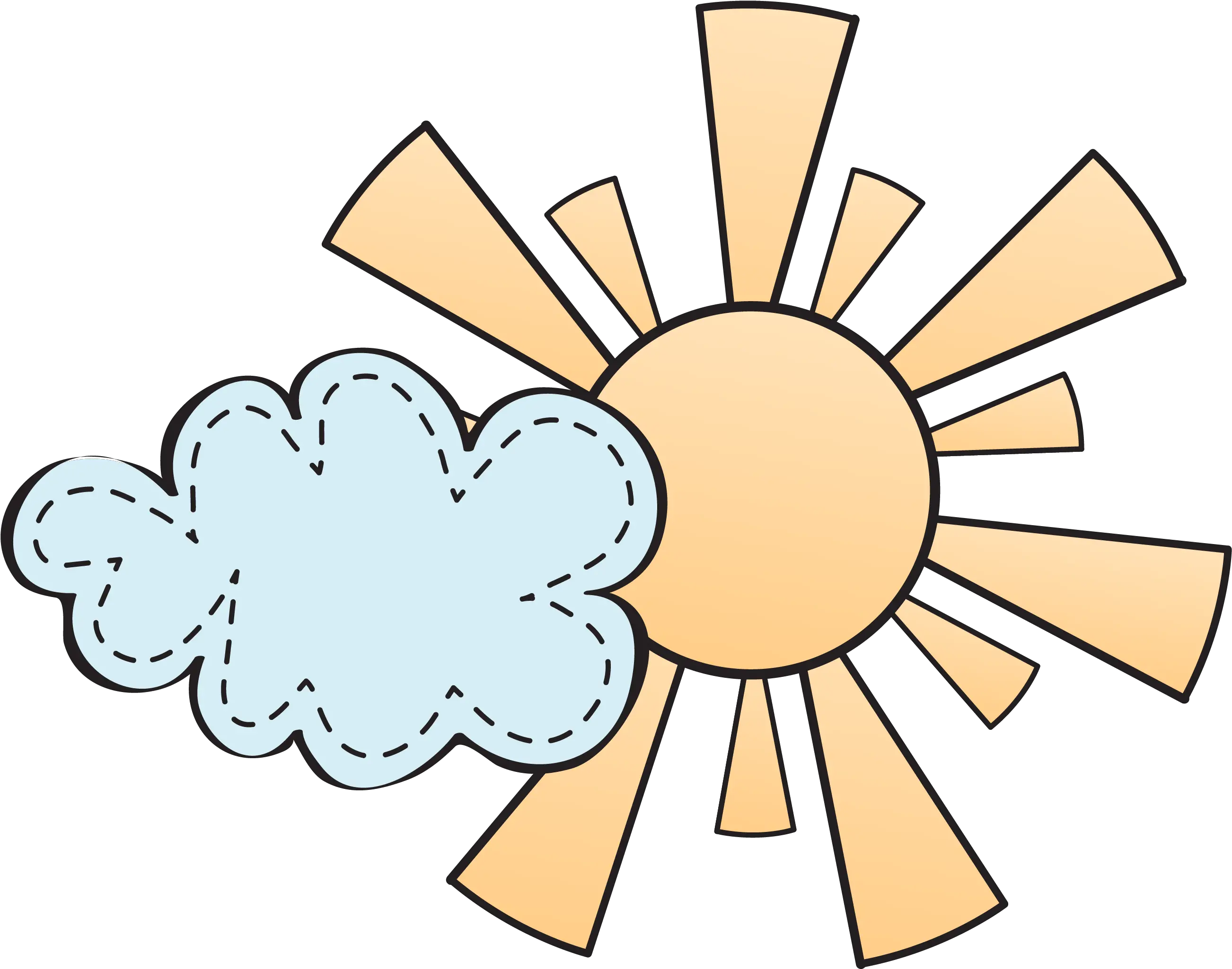 Download Sun Clouds Clipart Png Outspoken Wheel Nubes Png