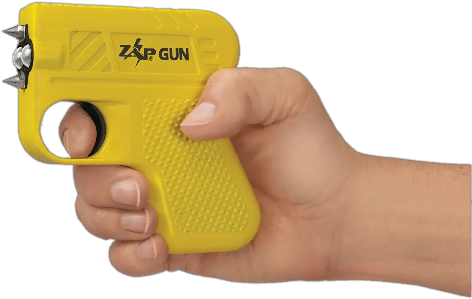 Stun Gun In Hand Transparent Png Zap Gun Pistol Png