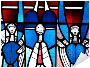 Three Angels In Stained Glass Sticker U2022 Pixers We Live To Change Stained Glass Png Stained Glass Png