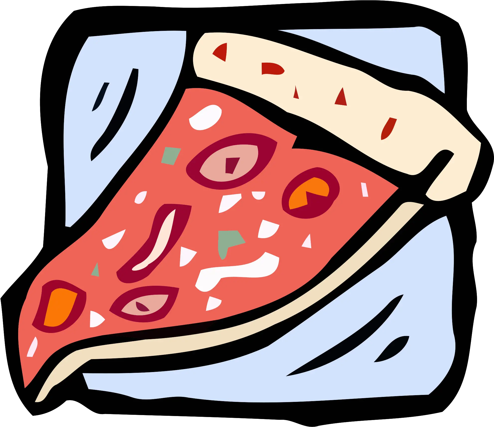 Food Icon Pizza Ver 2 Openclipart Food Pink Icon Transparent Png Eating Icon