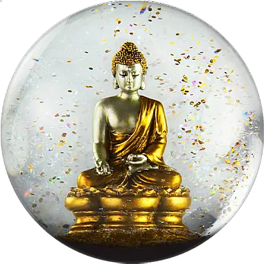 Download Snowglobes Coolsnowglobes Gold Buddha Snow Globe Snow Globe Png Gold Globe Png