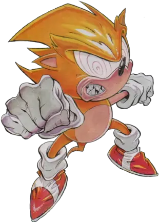 Vs Battles Wiki Classic Fleetway Sonic Png Super Sonic Png