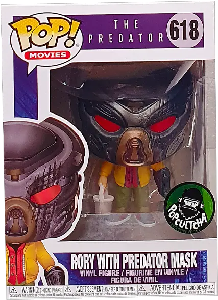 The Predator Rory With Predator Mask Exclusive Pop Vinyl Funko Pop Skipper Png Predator Png
