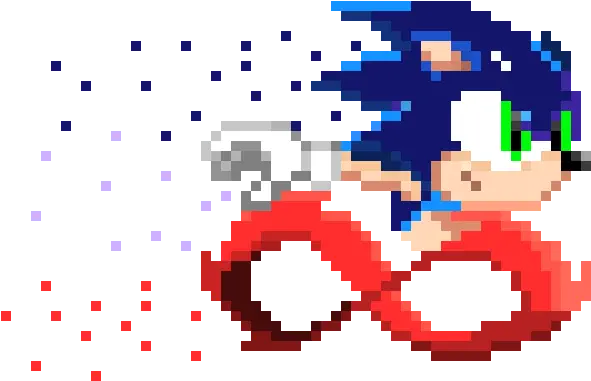 Modern Sonic Running Sprite By Creeper99 Pixel Art Maker Sonic Dash Sonic Movie Png Sonic Running Png