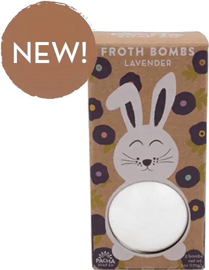 Lavender Easter Bunny Froth Bomb 3 Oz 2 Pack Cartoon Png Bomb Transparent