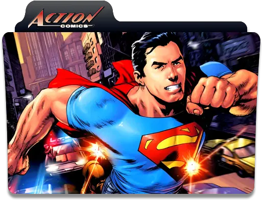 Superman Jaceu0027s Folder Icons Action Comics Characters Png Krypton Folder Icon