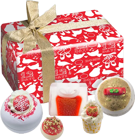 Christmas Carol Gift Pack Bomb Cosmetics Png Christmas Present Transparent