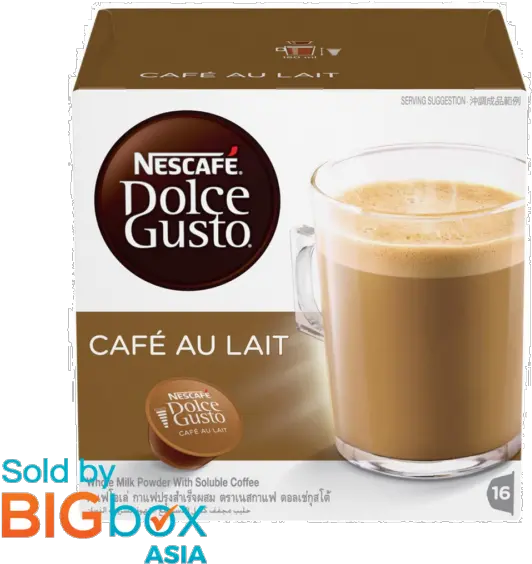 Nescafe Dolce Gusto Cafe Au Lait 16 X 10g Nescafe Dolce Gusto Png Dolce Gabbana Logo