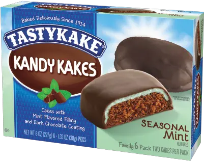 Mint Kandy Kakes U2014 Tastykake Lekach Png Mint Png