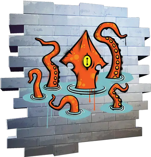 Fortnite Squid Up Spray Png Pictures Images 1 Up Icon