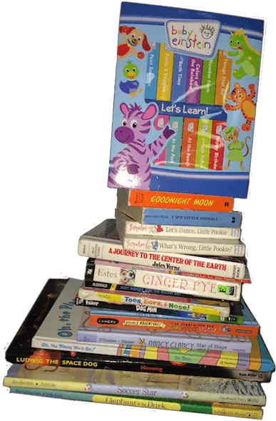 Cropped Stack Of Kids Books Traveling Stories Stack Of Kids Books Png Book Stack Png
