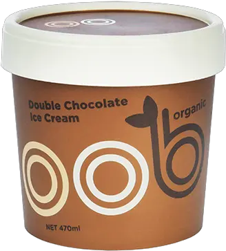 Double Chocolate U2014 Oob Organic Oob Organic Ice Cream Png Double Cup Png