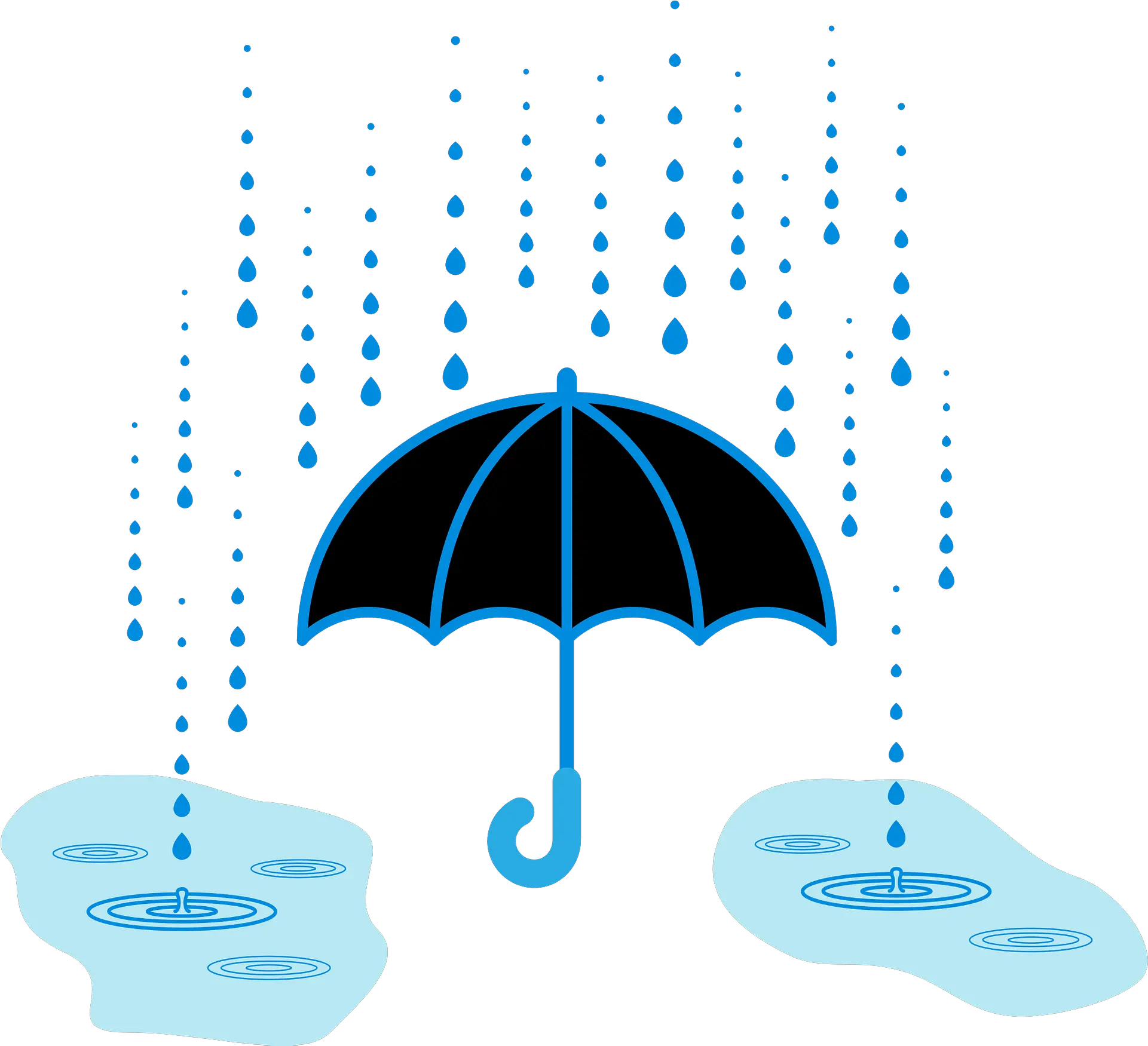 Rain Umbrella Puddle Clipart Clipart Rain Umbrella Png Puddle Png