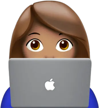 Apple Fan Emoji Transparent Png Woman Tipping Hand Emoji Computer Emoji Png