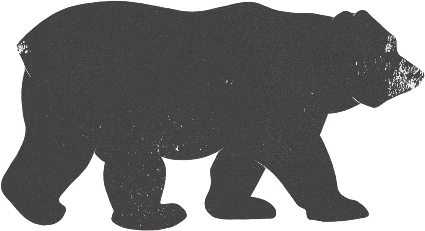 Bear Poster Design Silhouette Terrestrial Animal Bear Png Poster Beruang Bears Icon