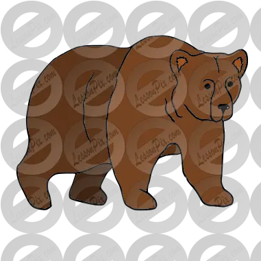 Grizzly Bear Picture For Classroom Therapy Use Great Grizzly Bear Png Grizzly Bear Png