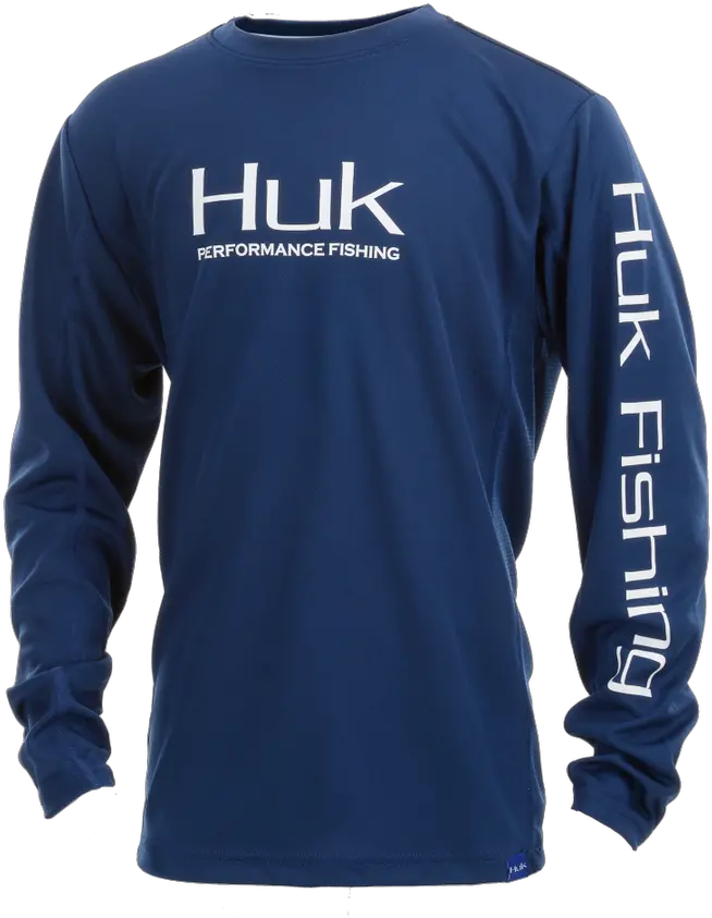 Huk Performance Fishing Y Icon Ls Tops Long Sleeve Youth Long Sleeve Png Mesh Icon