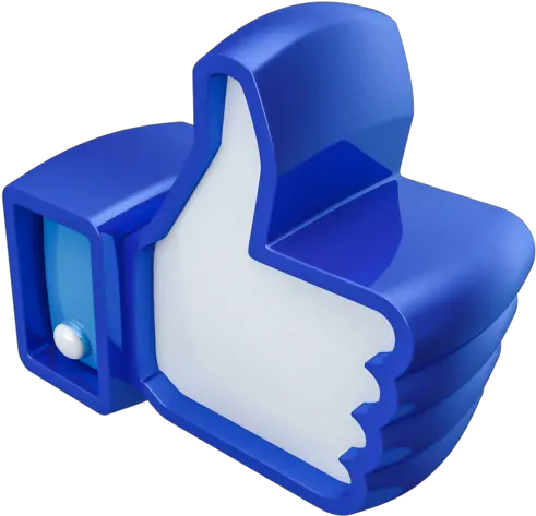 Facebook Like Thumbs Up Free Icon Of 3d Social Logos Horizontal Png Free Facebook Like Icon