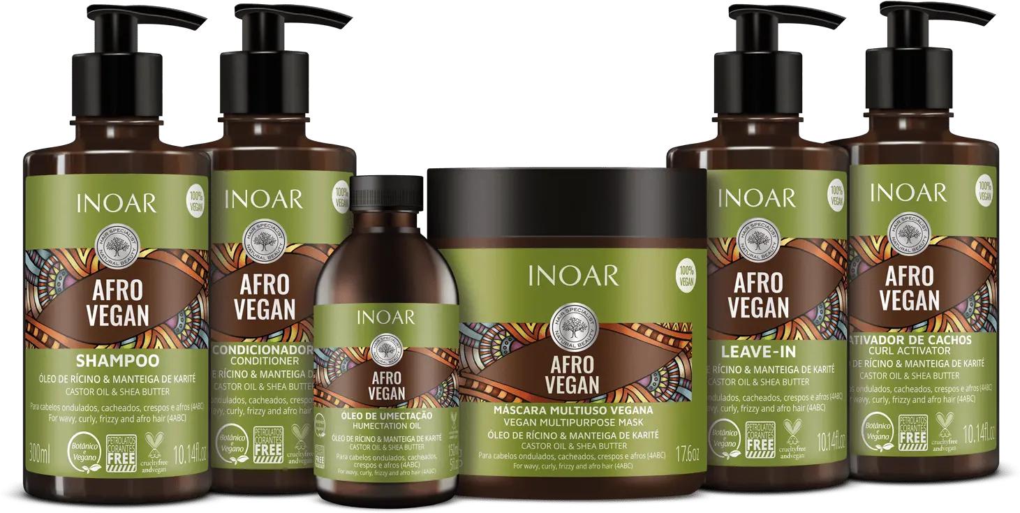 Afro Vegan Inoar Fundos Para Cosmeticos Cabelo Png Afro Transparent