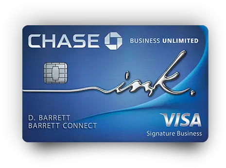 Business Credit Cards Chasecom Chase Ink Business Unlimited Png Visa Logo Transparent