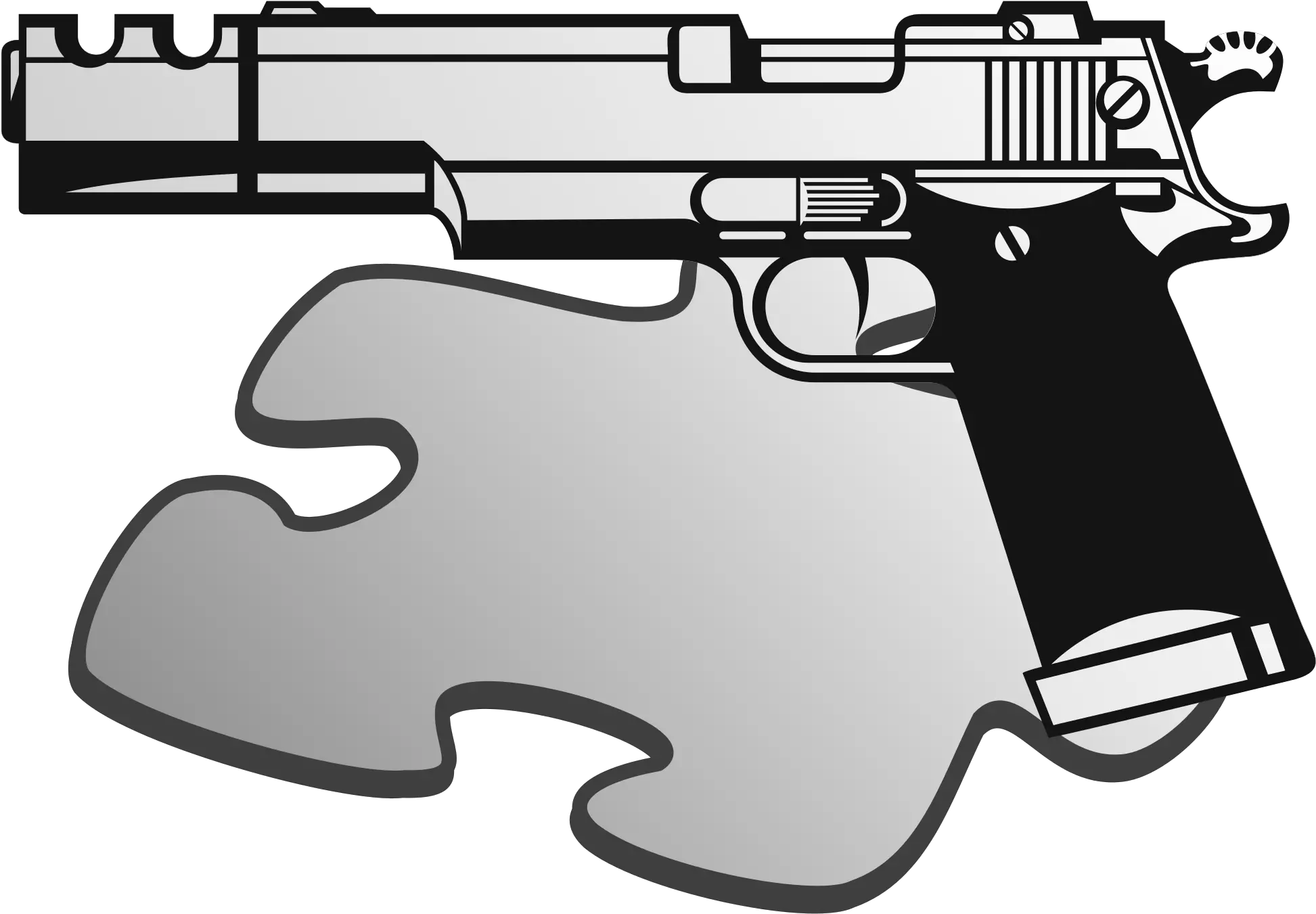 Download Pistol Clipart Stub Gun Clipart Png Transparent Gun Vector Pistol Transparent Background