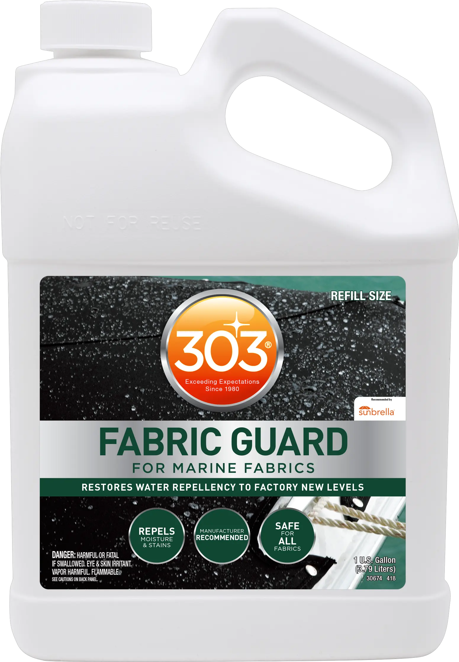 303 30674 Marine Fabric Guard Water Repellency And Stain Protection Gallon Walmartcom Alcazaba Png Doo The Icon Of Sin